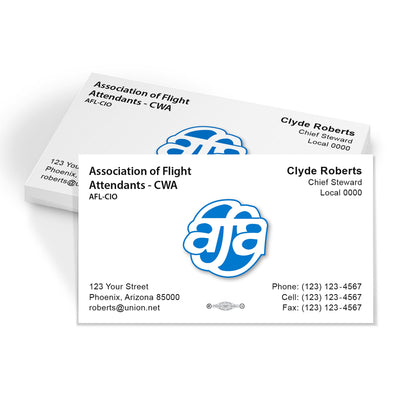 AFA Union Printed Business Cards