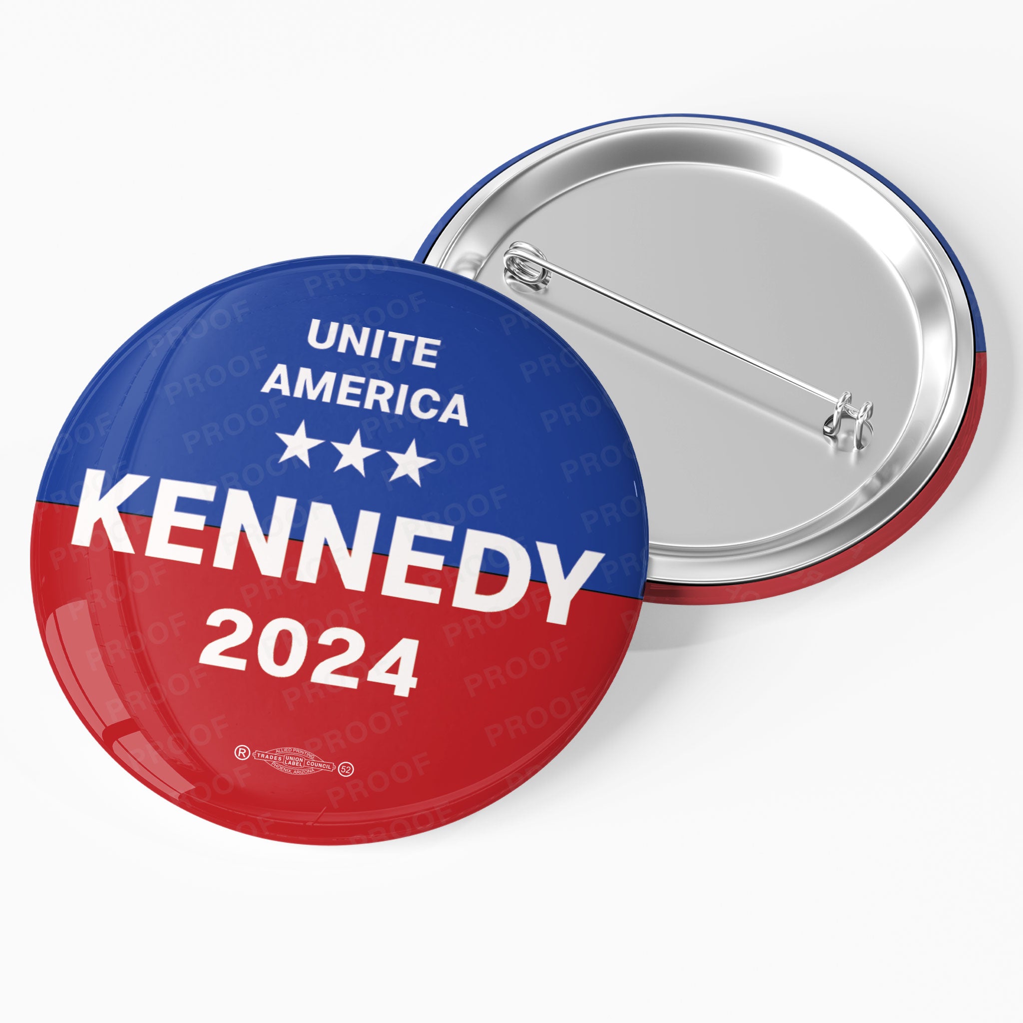 RFK 2024 Unite America Pinback Button / RFK24104