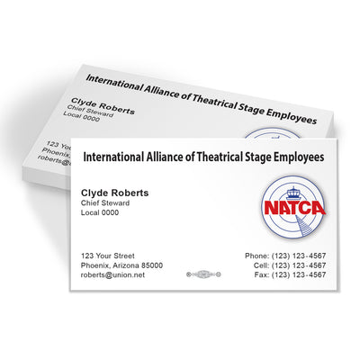 NATCA Union Printed Business Cards