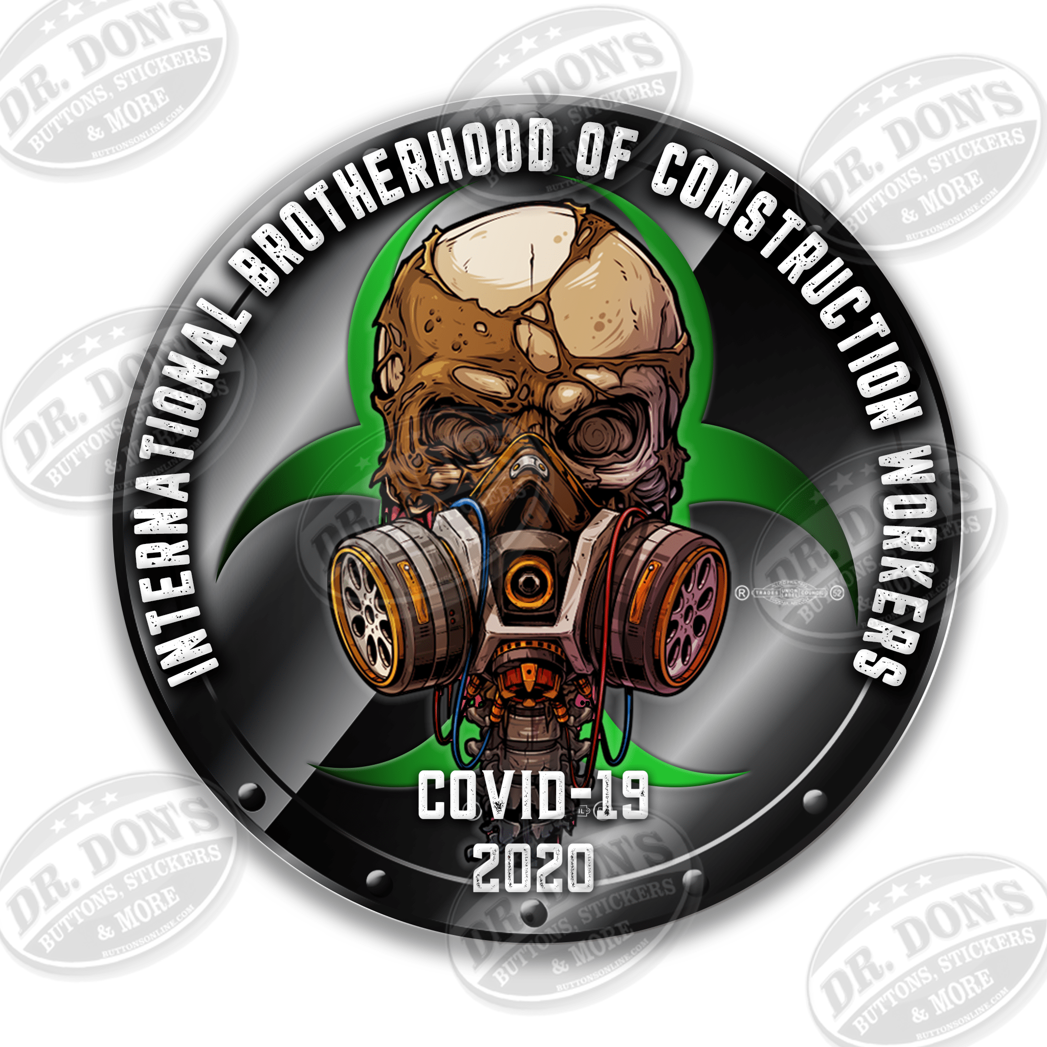 Construction hard hat 2024 stickers