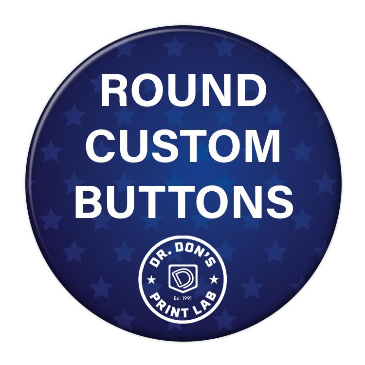 Custom Round Buttons – Buttonsonline