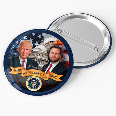 Trump Vance Inauguration Pin Back Button / DT25-201