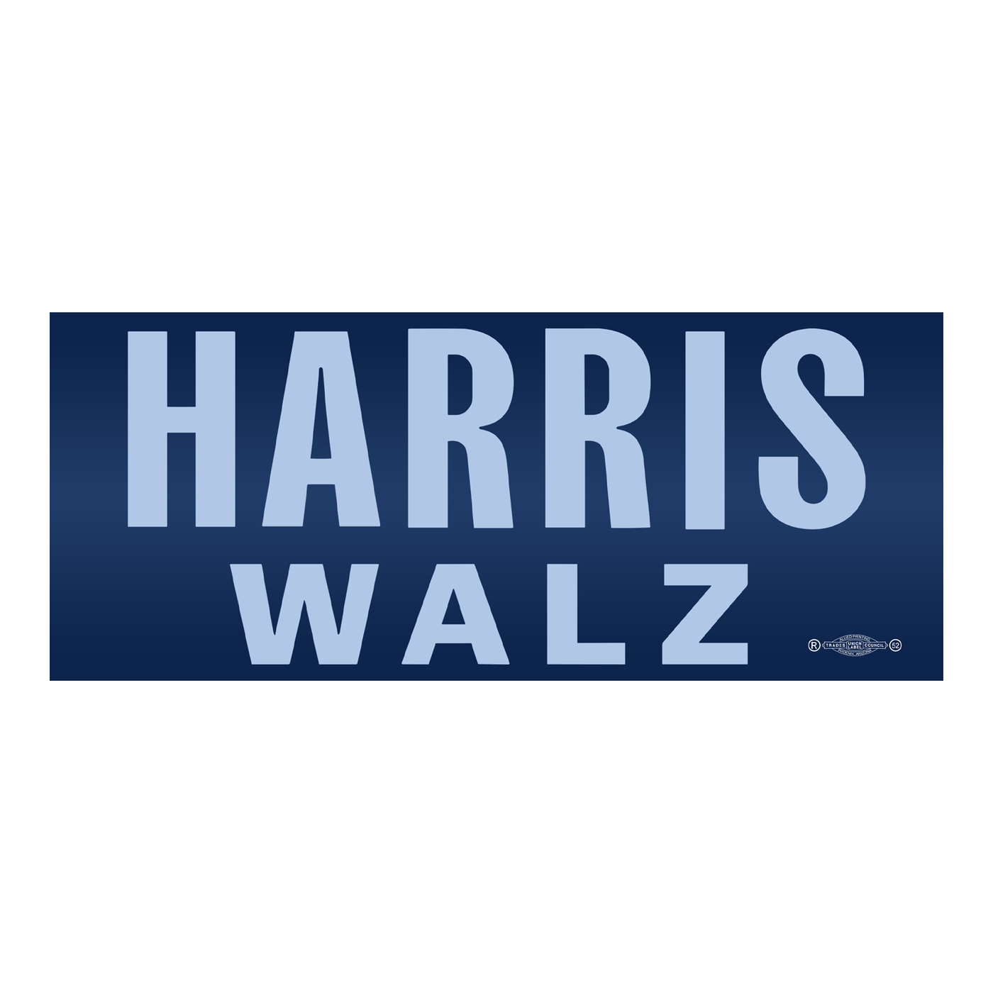 Harris Walz 2024 Blue Campaign Bumper Sticker - KH24-BS-502