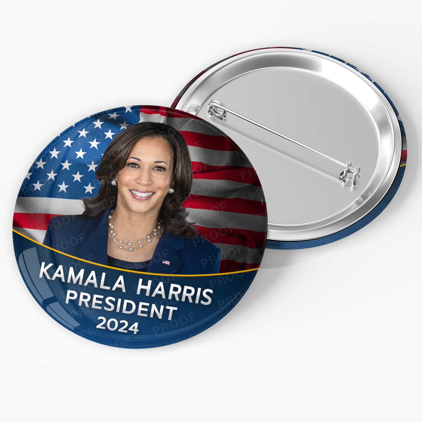 Kamala Harris for President 2024 Photo Button - KH24-102