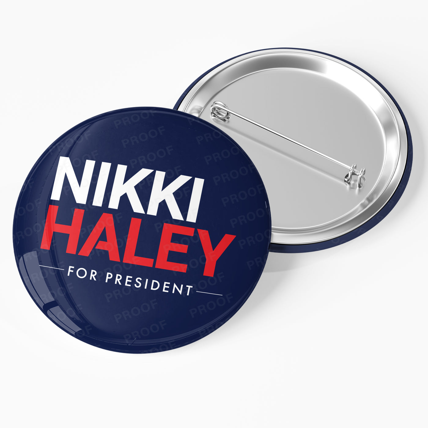 Nikki Haley 2024 Presidential Campaign Pinback Button / NH24-102