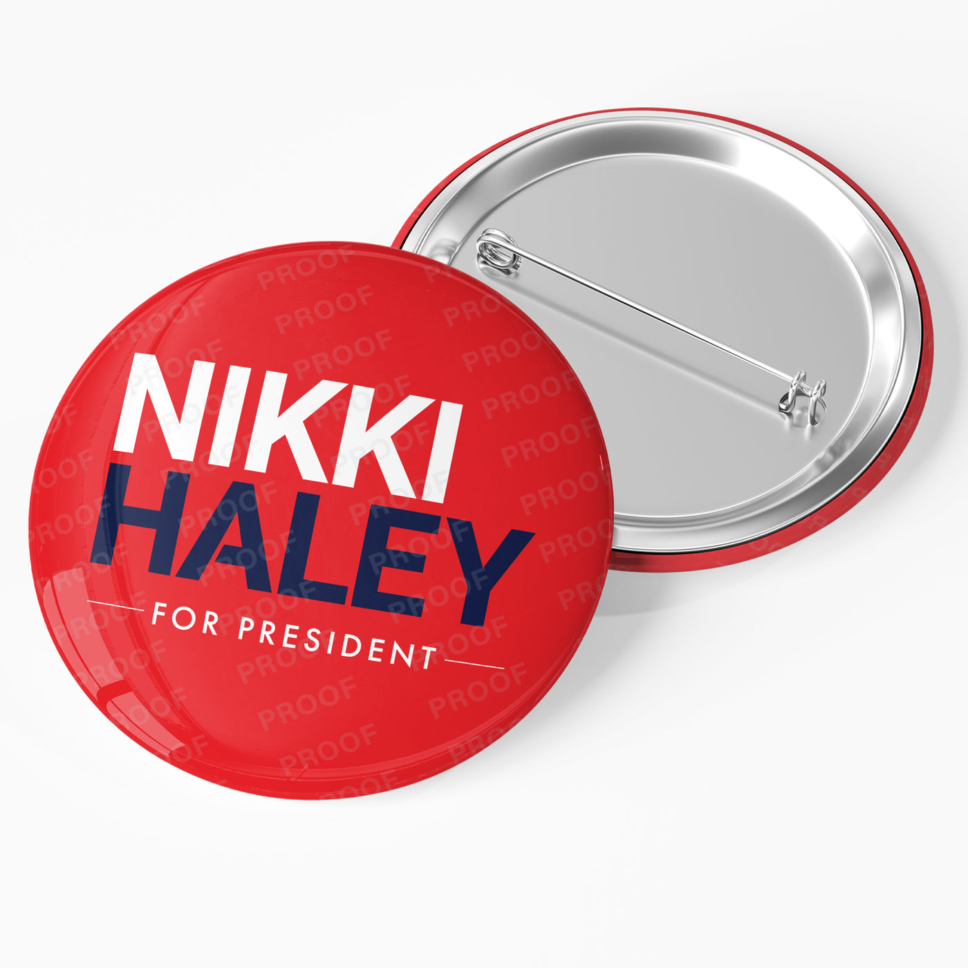 Nikki Haley 2024 Presidential Campaign Pinback Button / NH24-101