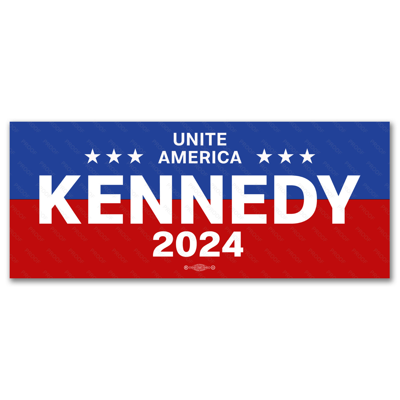 Kennedy 2025 Unite America Campaign Bumper Sticker / RFK24BS503