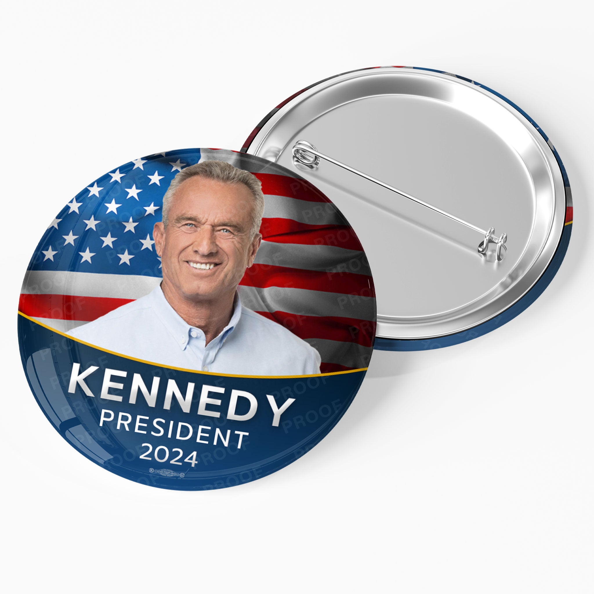 Robert F. Kennedy 2024 Presidential Campaign Pinback Button / RFK24-10 ...