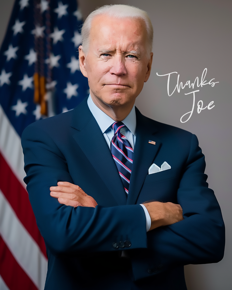 Thank You Joe Poster