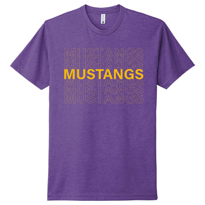 Sunrise Mountain Purple Shirt - Mustangs