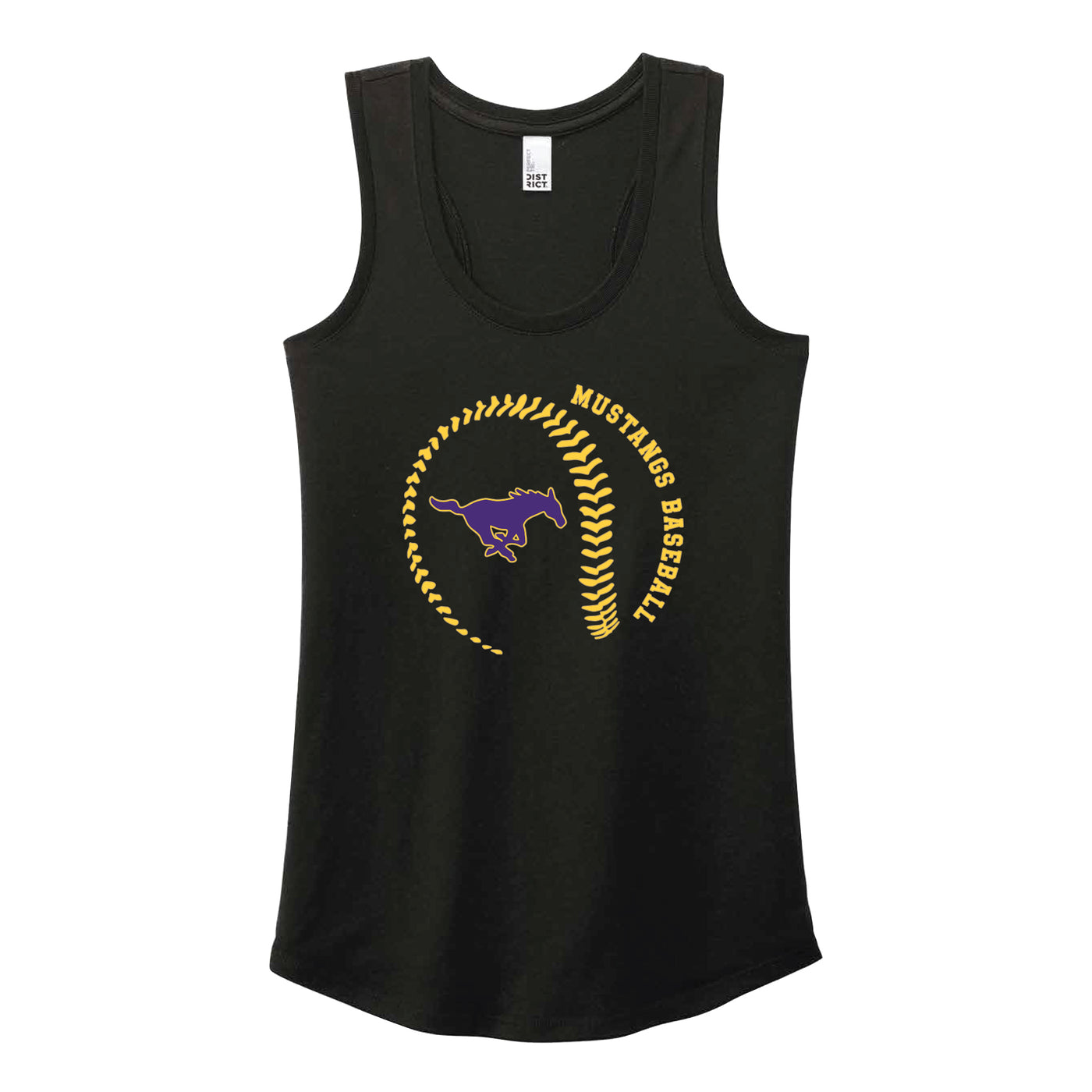 Mustangs Baseball Classic Tri-Blend Tee & Tank – Game Day Ready!