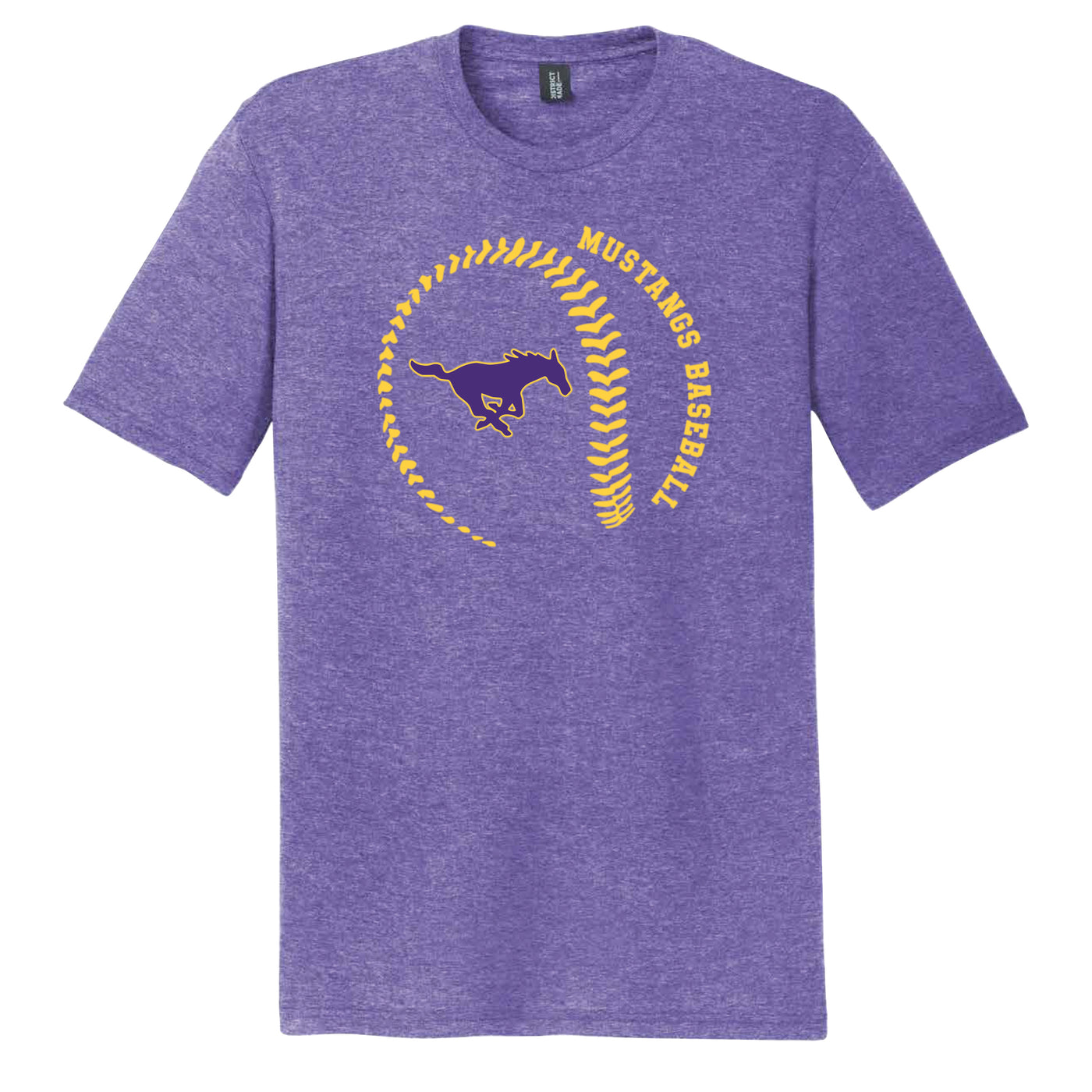Mustangs Baseball Classic Tri-Blend Tee & Tank – Game Day Ready!