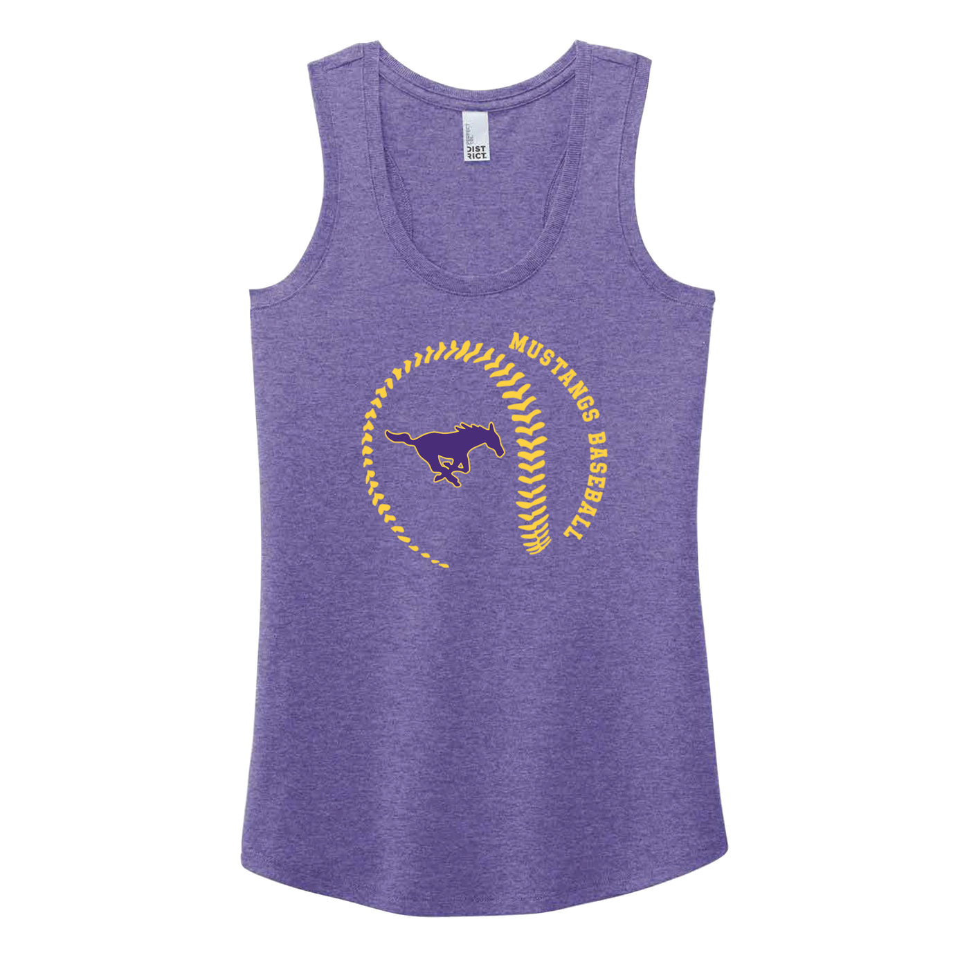 Mustangs Baseball Classic Tri-Blend Tee & Tank – Game Day Ready!