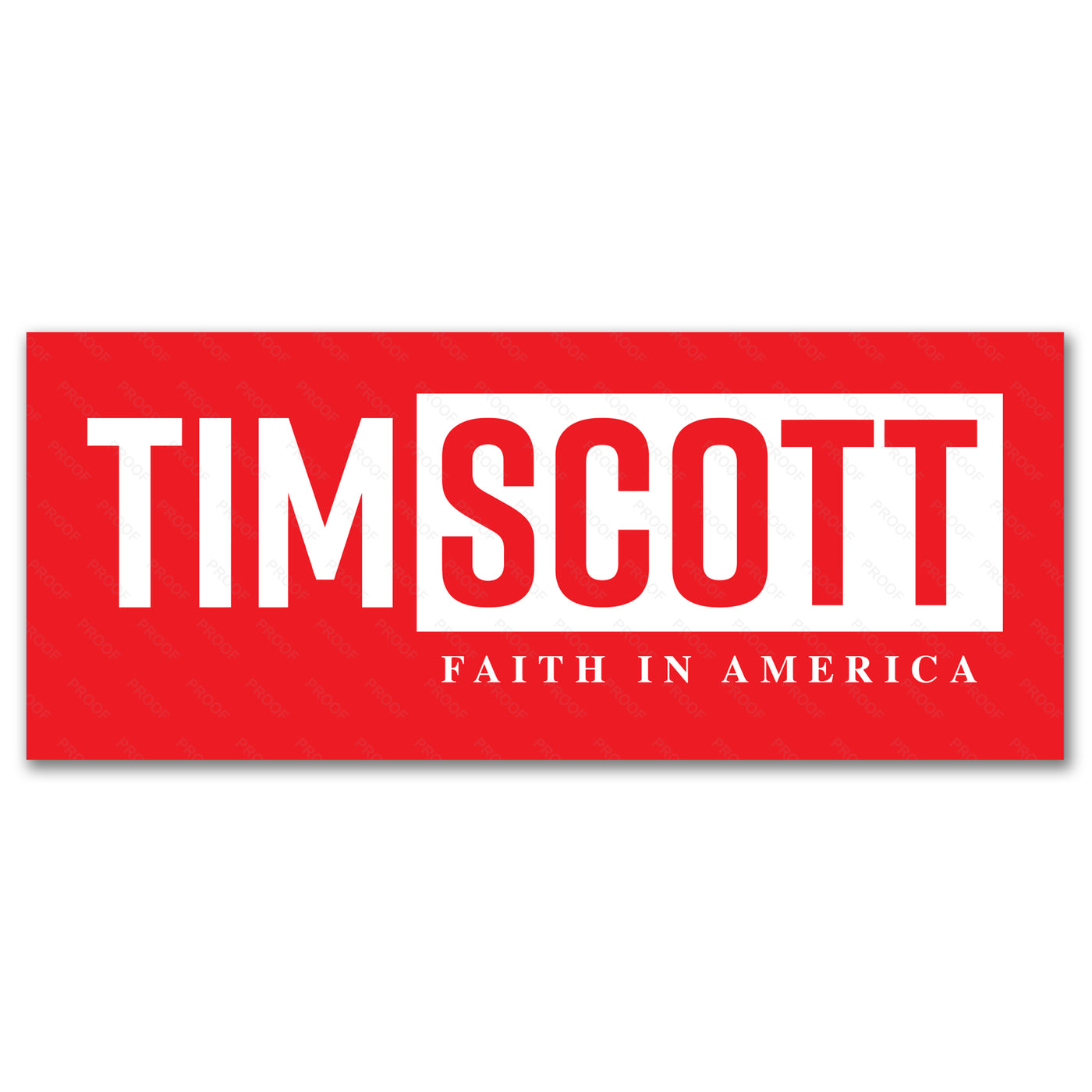 Tim Scott President 2024 Bumper Sticker / TS24-BS-502