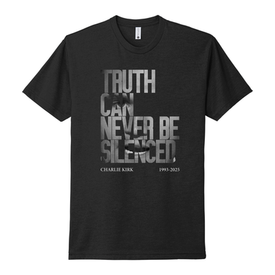 Charlie Kirk Truth Can Never be Silenced Shirt
