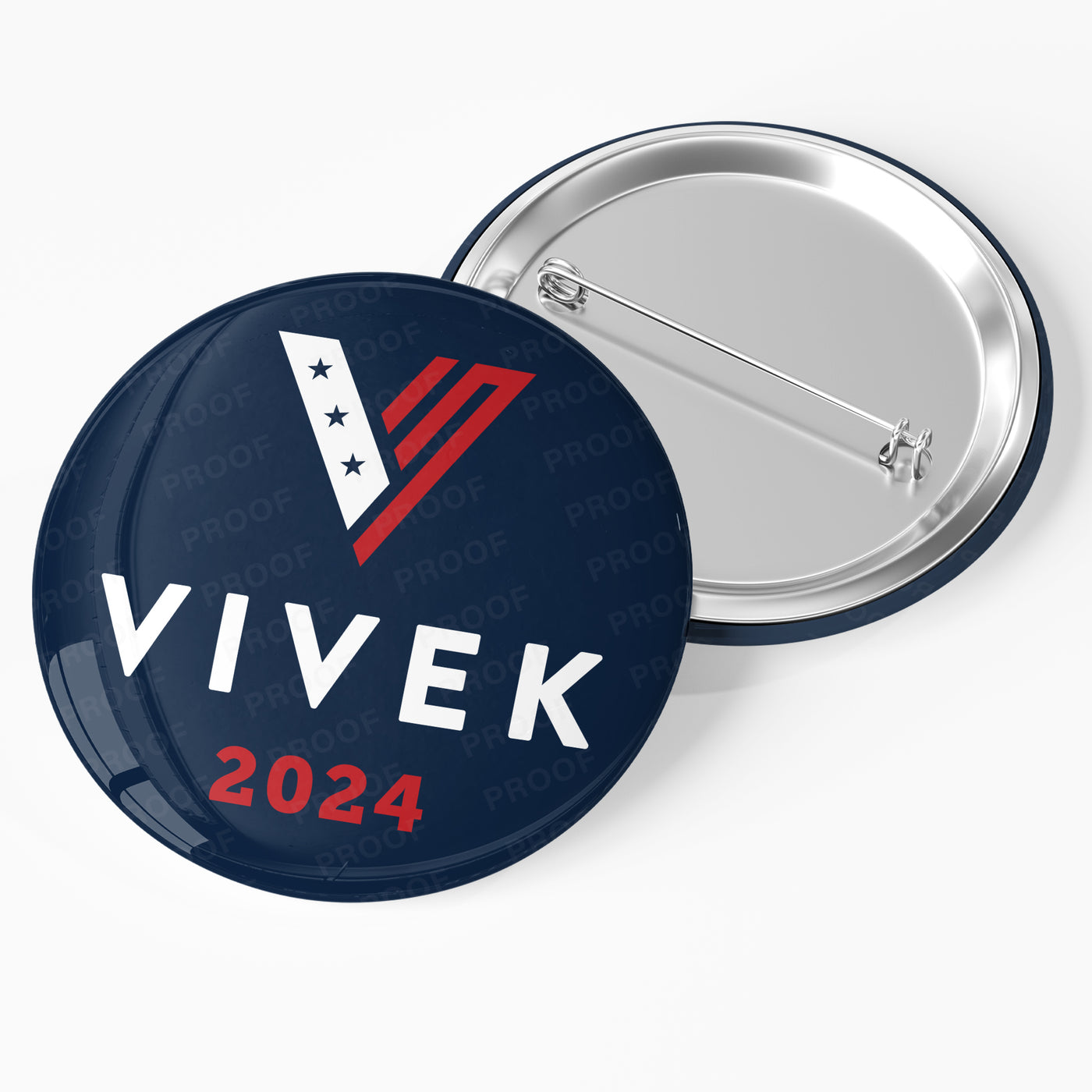 Vivek 2024 Presidential Campaign Pinback Button / VR24-102