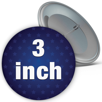 3" Round Custom Pinback Buttons