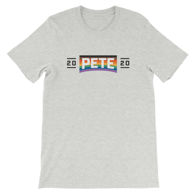 Pete Buttigieg Rainbow Pride 2020 Short-Sleeve Unisex T-Shirt - Buttonsonline