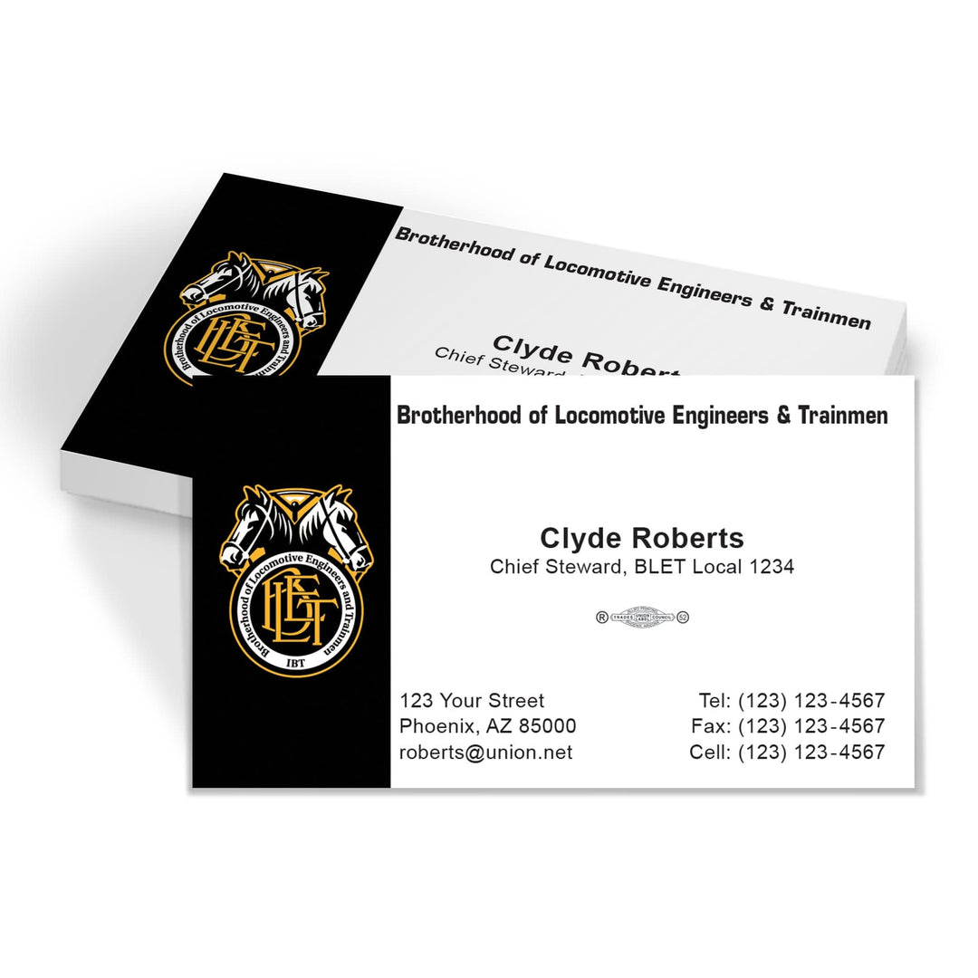 Union Printed Business Cards