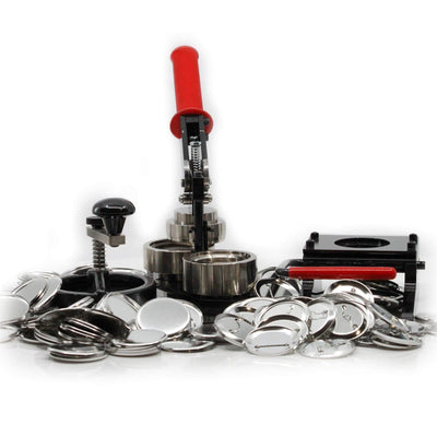 Model 225, 2-1/4" Button Making Starter Kit with button press, cutter and pin back parts