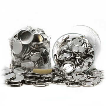 Pinback button parts for Model 125, Mini Magic machine, 1.25"