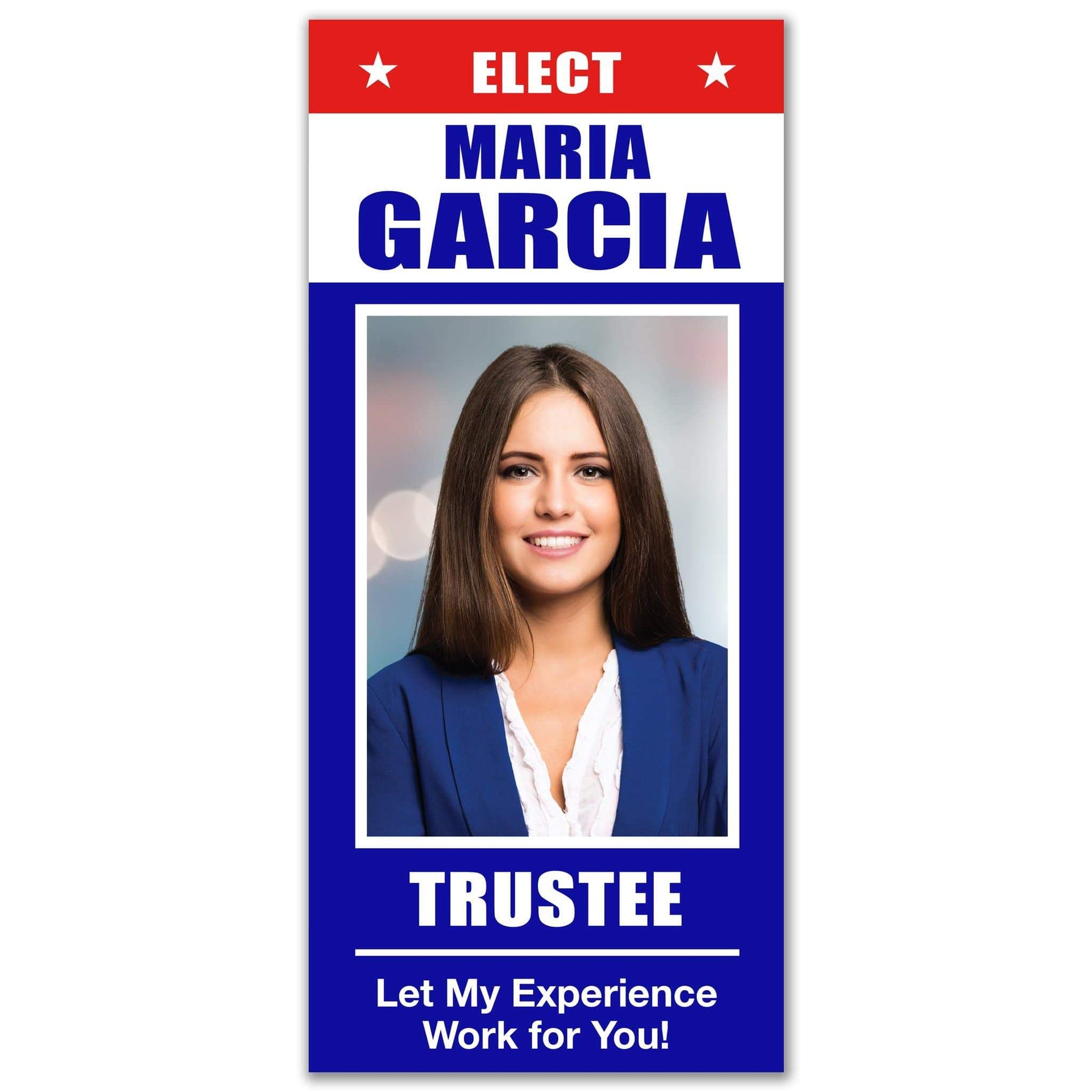 Political Palm Card / Push Card Templates - SET UP ONLY - PC-2