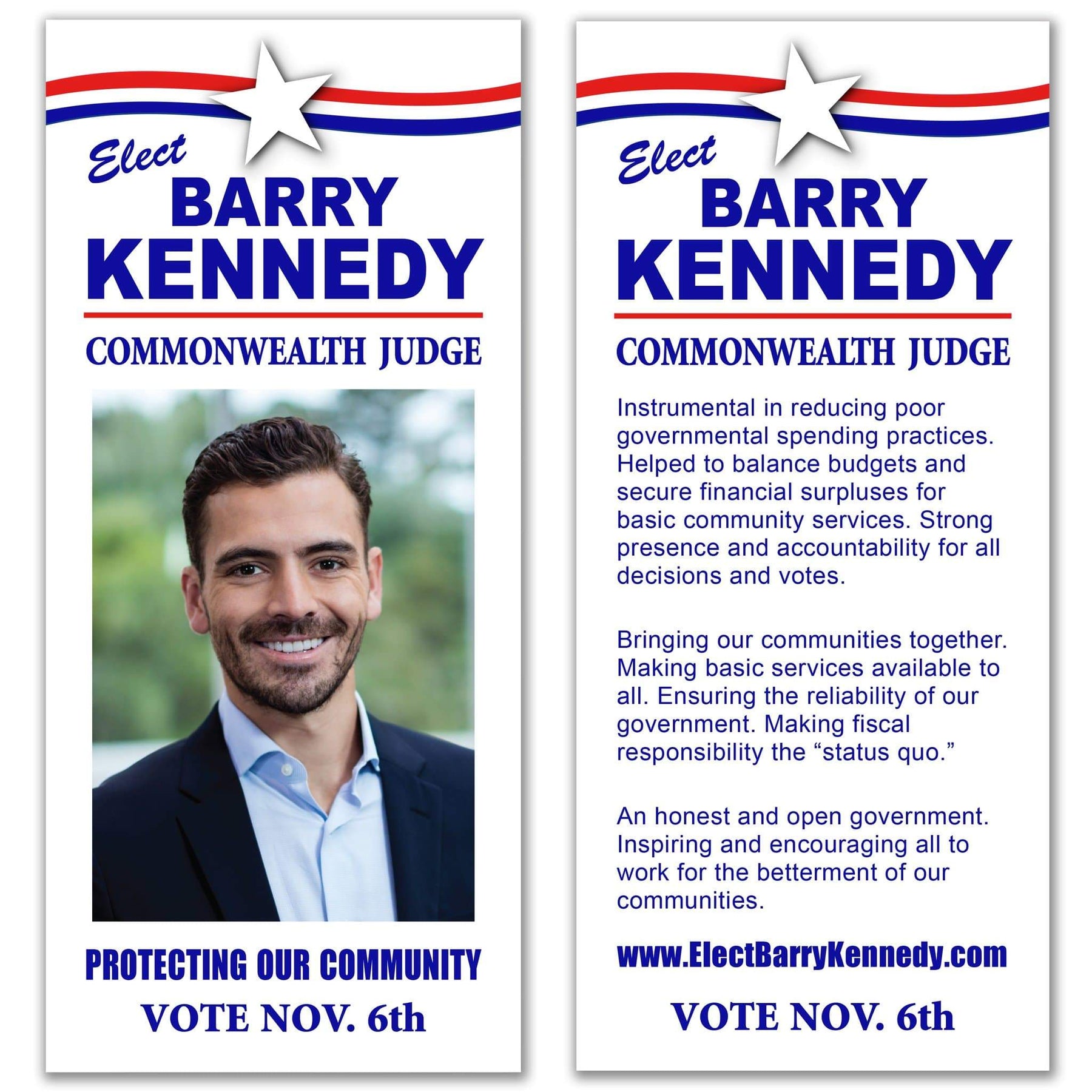 Political Palm Card / Push Card Templates SET UP ONLY PC 8 Political Palm Card / Push Card Templates SET UP ONLY PC 8