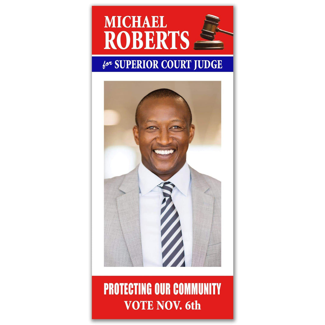 Political Palm Card Push Card Templates Set Up Only Pc4