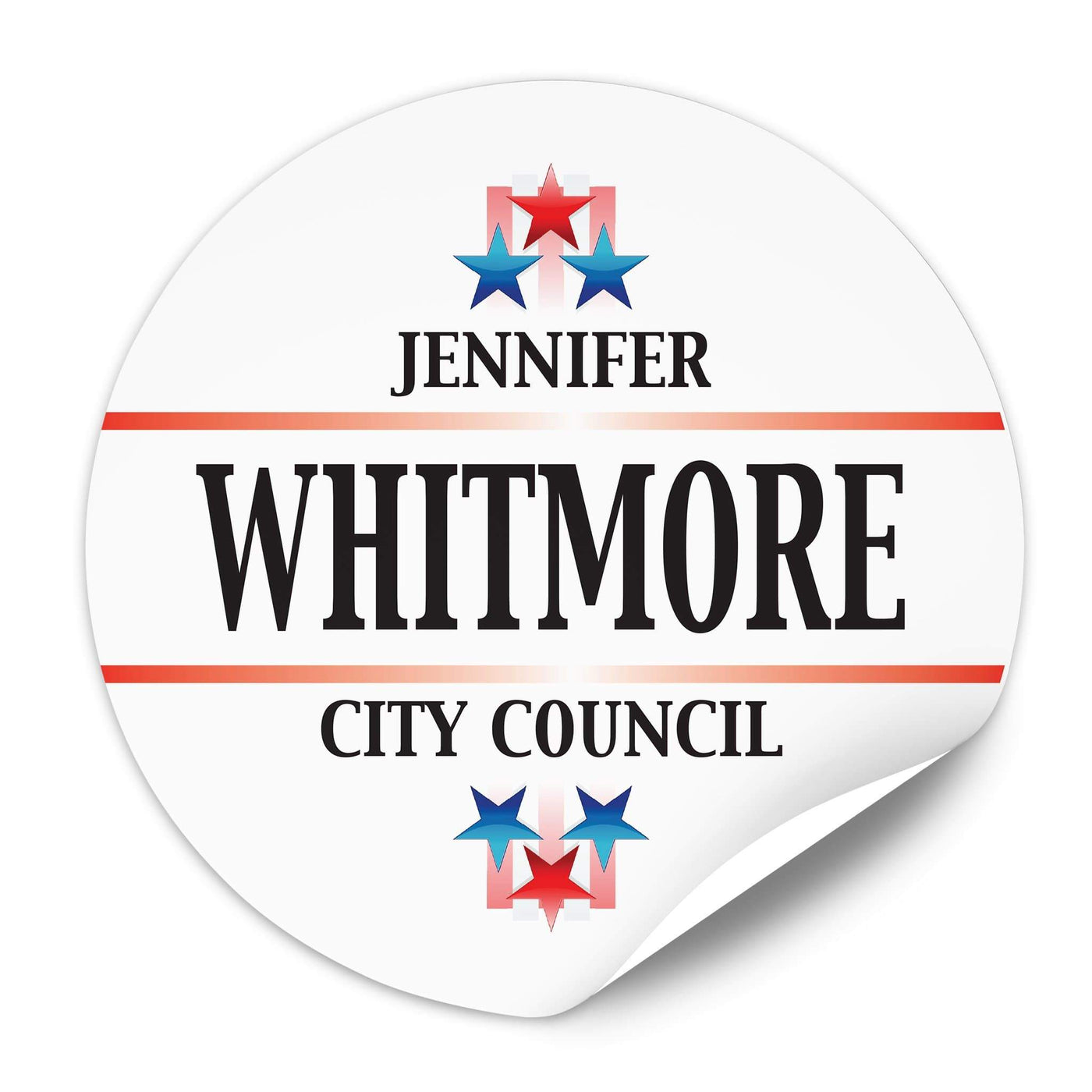 Base Campaign Sticker Campaign Lapel Stickers | Rush Campaign Printing