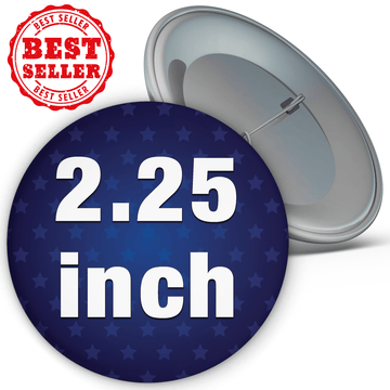 2.25" Round Custom Pinback Buttons, 2-1/4"