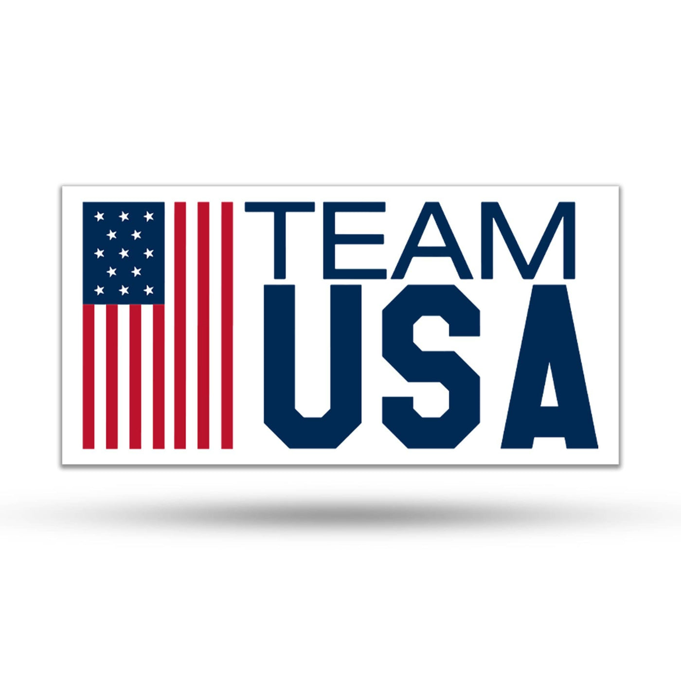 Team USA T Shirt with Vinyl Sticker